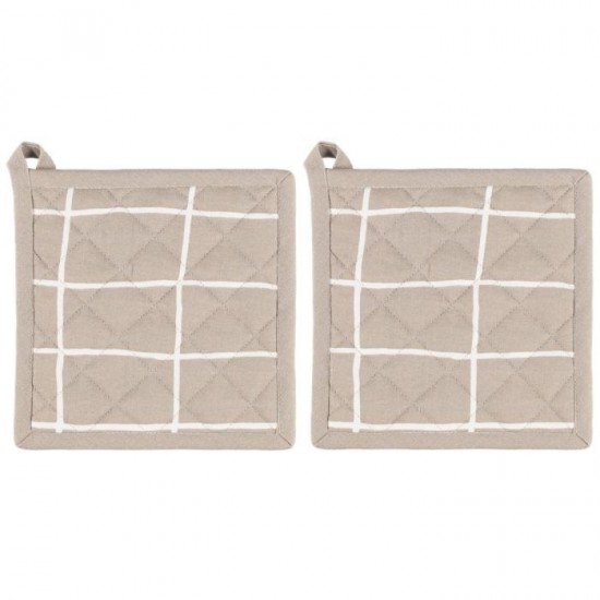 Karstumizturīgs paliktnis 4Living Elsie 20x20cm bēšs 2gab.
