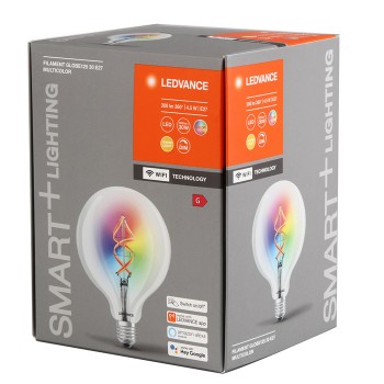 Spuldze Ledvance Smart WiFi Retrofit G125 4.5W(30)/RGBW E27