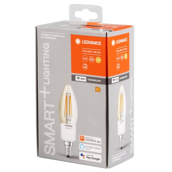Spuldze Ledvance Smart WiFi Retrofit CLB 4W(40)/827 E14 DIM