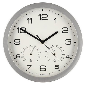 Pulkstenis sienas 4Living Varese sudraba 30cm slīdošais