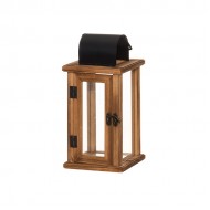Laterna 4Living Salome koka rāmī 12.5x12.5x26cm