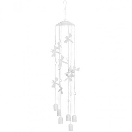 Vēja zvans 4Living Dragonfly balts