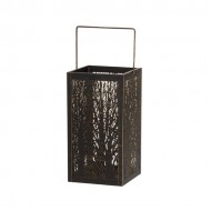 Laterna 4Living Forest black 14x14x27cm