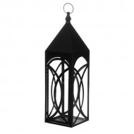 Laterna 4Living Theda 19x18x62cm melna