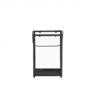 Laterna 4Living Cube metāla melna 16x16x25,3cm