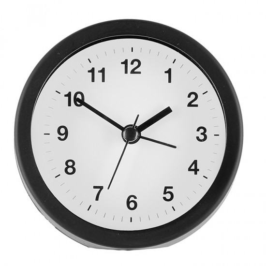 Pulkstenis galda 4Living Mattina melns 8.5cm modinātāju, slī