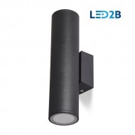 Āra lampa QUERK 3 2xGU10 melna IP54 /10