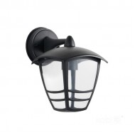 Ā.lampa TEVIO KD E27 melna IP54
