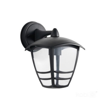 Ā.lampa TEVIO KD E27 melna IP54