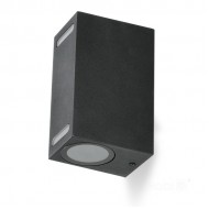 Ā.lampa QUERK 7 2xGU10 melna IP54