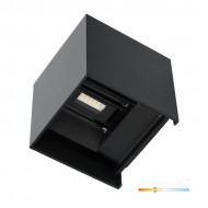 Ā.lampa QUERK 2x3W/3000K melna IP54