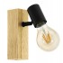 Sp.l.-TOWNSHEND3 60W E27 koka/melna