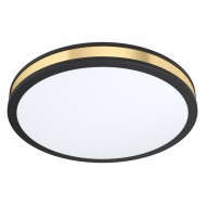 Pl.l.-PESCAITO 19.5W LED 3000K 2300lm melna/zelta