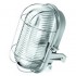 Pl.lampa 60W E27 IP44 balta/met.