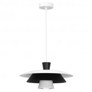 Gr.l.-PLATO 60W E27 balta/melna