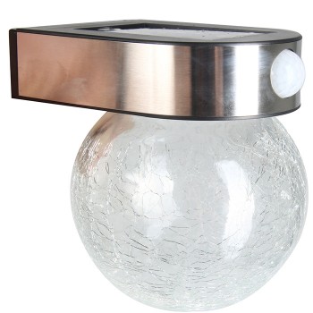 Solārlampa sienas GLORY ar sens. 100lm ner.tēr. IP44 /4