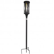 Solārlampa FOLKE ww 10lm 180cm melna /6