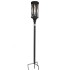 Solārlampa FOLKE ww 10lm 180cm melna /6