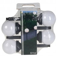 Solārlampa GLOBUS 4gab ww opal 27cm /4