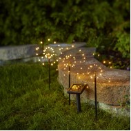 Solārlampa Firework 3gab ww 40cm /12