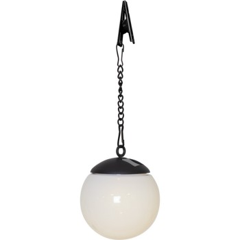 Solarlampa GLOBUS 10cm opal hang 3gab /10