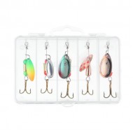 Rotiņu komplekts Apaja spinner lure 3-5g 5gab.