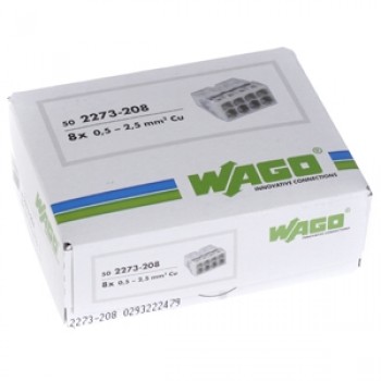 Klemme Wago 8x0.5..2.5 (50gab)