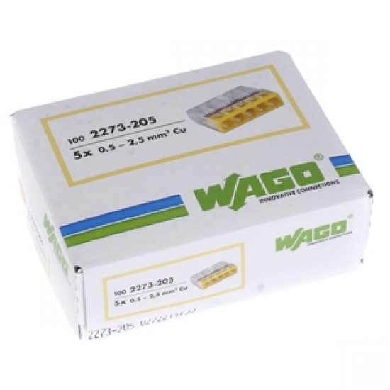 Klemme Wago 5x0.5..2.5 (100gab)