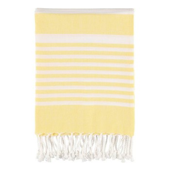 Dvielis 4Living Stripe dzeltens 80x150cm