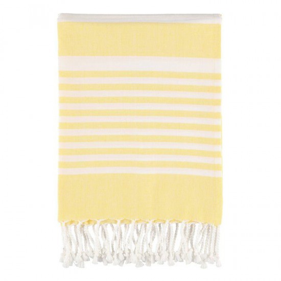 Dvielis 4Living Stripe dzeltens 80x150cm