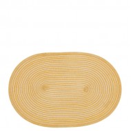 Galda paliktnis 4Living Heini oval dzeltens 30x45cm
