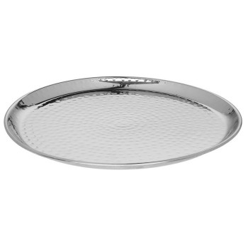 Svečturis-paliktnis 4Living round silver 25.5cm