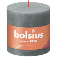 Svece Rustic Shine 100/100mm 62h zaļa