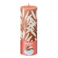 Svece Rustic Silhouette 190/68mm85h Rusty pink+sage