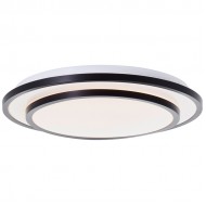 Pl.l.-LUCIANO 24W LED 3000K 2400lm melna/balta