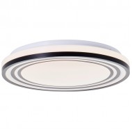 Pl.l.-KOBANA 24W LED 3000K 2400lm melna/balta