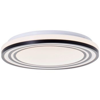 Pl.l.-KOBANA 24W LED 3000K 2400lm melna/balta