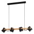 Gr.l.-HORNWOOD 4x28W E27 koka/melna