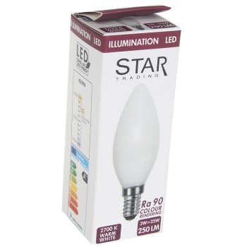 Spuldze Opaque C35 3W(25)/927 E14 250lm