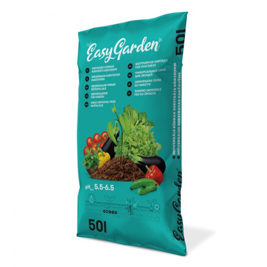 Kūdras substrāts Easy Garden dārzeņiem 50l zaļš