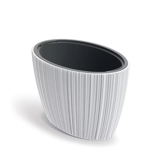 Puķu pods Oro 395x595x380mm balts
