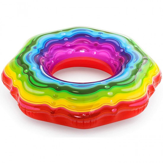 Peldamrīks d115cm Bestway Rainbow Ribbon