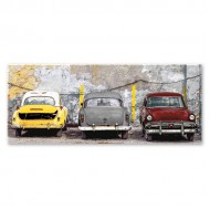 Foto glezna 50x125cm COLORFUL CARS