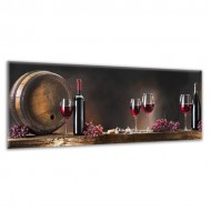 Foto glezna 30x80 Wine Glasses