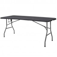 Saliekams galds Springos GF0052 180cm, melns