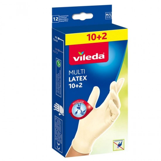 Cimdi Vileda Multi Latex 10+2 M/L 1gab.