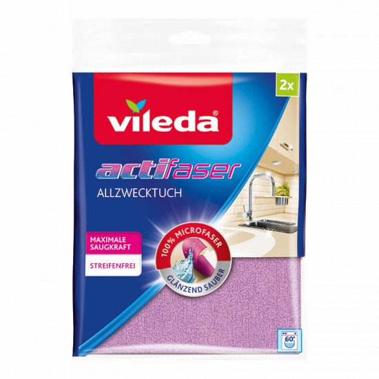 Lupatiņas Vileda Actifibre mikrošķiedru 2gab.