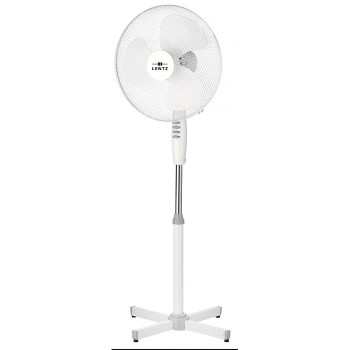 Ventilators uz statīva Lentz 40cm, balts