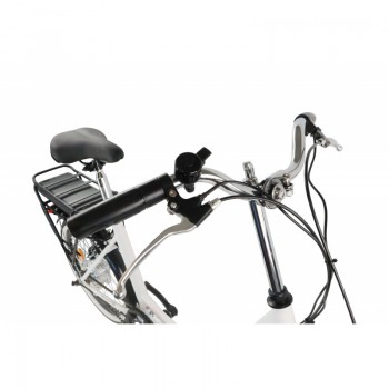 Elektriskais velosipēds E1000, izmērs 20", balts