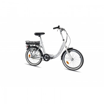 Elektriskais velosipēds E1000, izmērs 20", balts